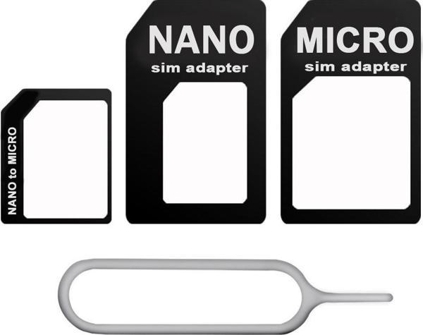 Lunatic Nano Micro Mikro Sim Çevirici Dönüştürücü İğne Adaptör Set - Image 1