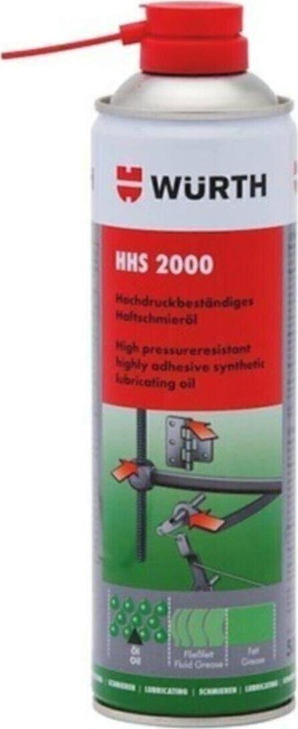 Würth Hhs 2000 - Sıvı Gres Yağlama Spreyi 500 Ml - Image 1