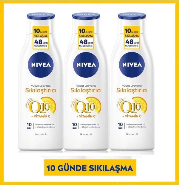 Nivea Sıkılaştırıcı Vücut Losyonu ( Q10 +Vitamin C ) Normal Cilt 250Ml X 3 Adet - Image 1
