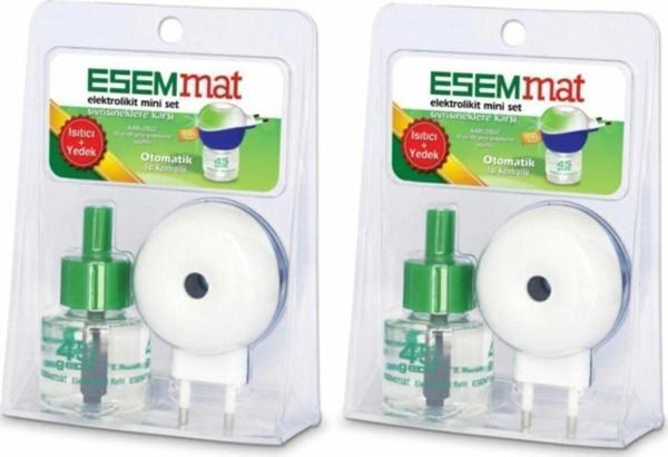 Esemmat Elektrolikit Mini Set Isıtıcı 45 Gece Yedek 2 Adet - Image 1