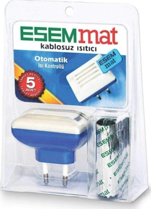 Esemmat Kablosuz Isıtıcı Otomatik Isı Kontrolü 10 Tablet Hediye - Image 1
