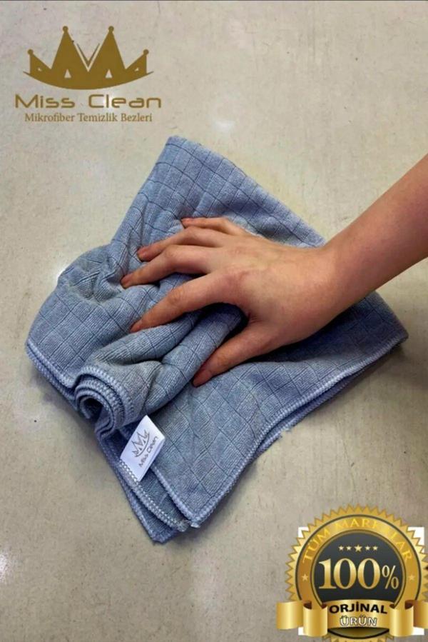 Missclean ( 1 Adet ) Sıkılması En Rahat Büyük Boy Mikrofiber Yer Bezi 50*70 Cm - Image 1