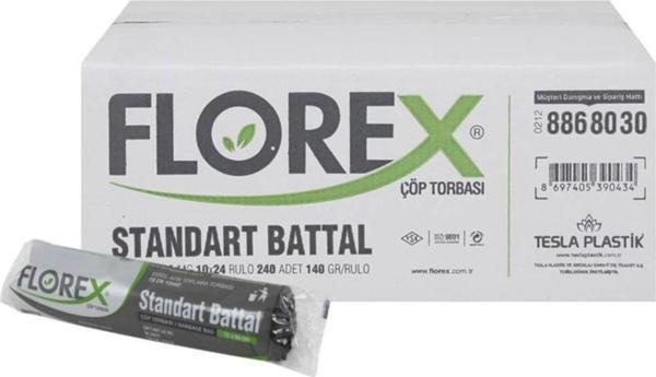 Florex Standart Battal Siyah Çöp Poşedi 24 Rulo - Image 1
