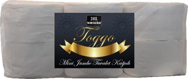 Toggo Mini Jumbo Tuvalet Kağıdı 3 Kg. 12 Rulo - Image 1