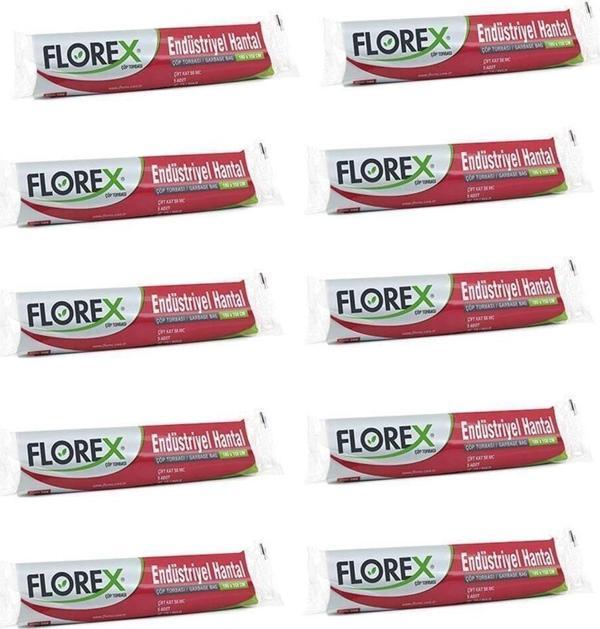 Metrotem Florex Endüstriyel Hantal Siyah Çöp P.100Cmx150Cm 400Gr 10 Paket - Image 1
