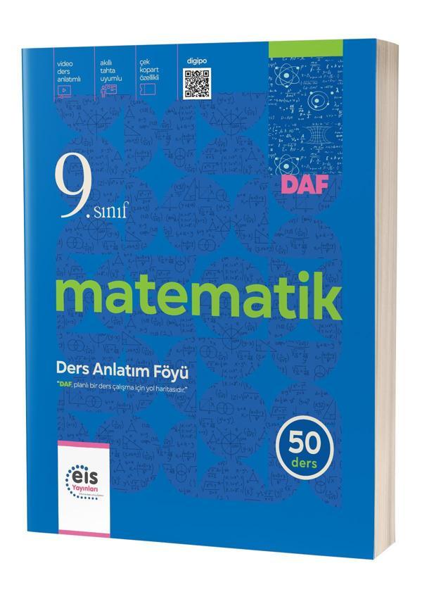 9. Sınıf Matematik DAF Ders Anlatım Föyleri 2025 Güncel Müfredat - Eis Yayınları - Image 1
