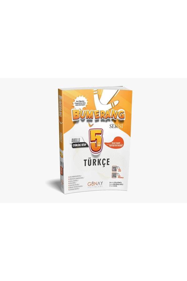 5. Sınıf Bumerang Serisi Türkçe Akıllı Etkinlikli Kitap 2024-2025 Yeni Müfredat - Günay Yayıncılık - Image 1