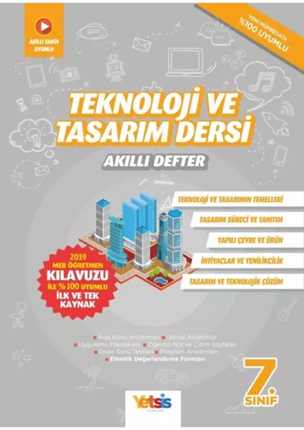 7. Sınıf Teknoloji Ve Tasarım Dersi Akıllı Defter - Yetsis Yayınları - Image 1