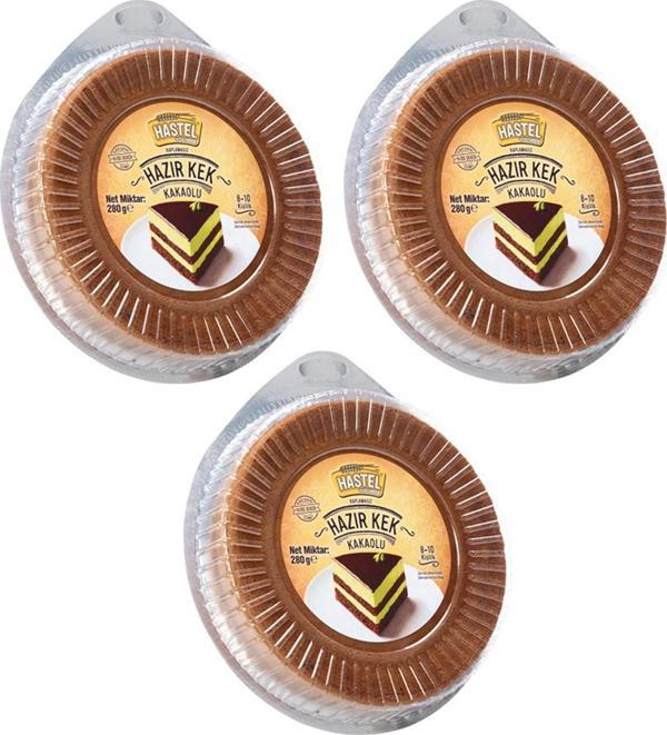 Hastel Pasta Keki Kakaolu 280 gr x 3 Adet - Image 1
