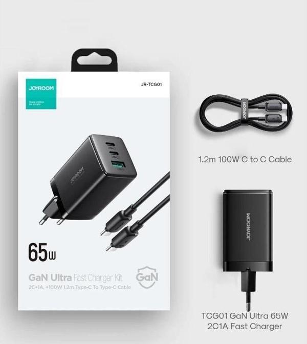 Joyroom 65W Pd Usb Çoklu Şarj Kablosu - Image 1
