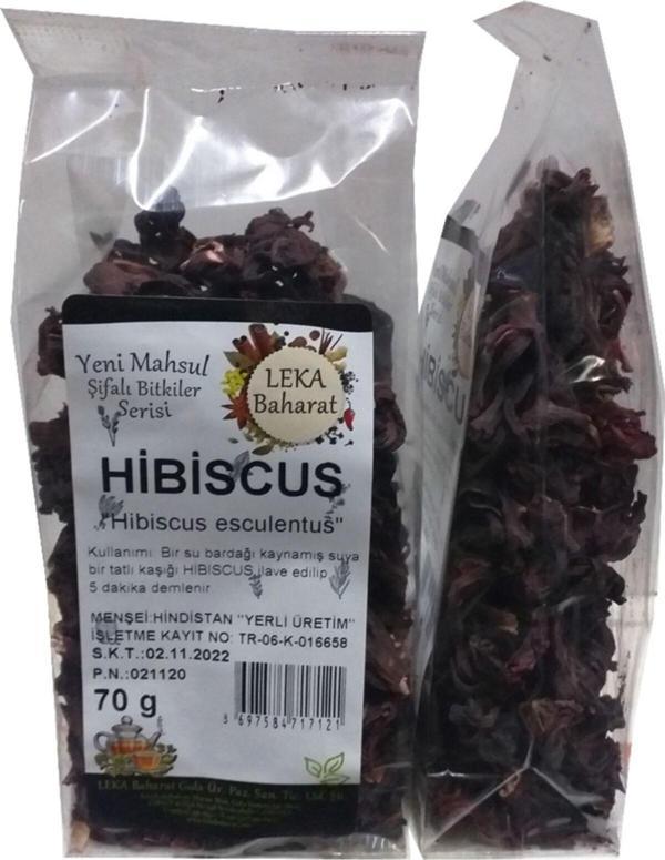 Leka Baharat Hibiscus Bamya Çiçeği 70 G - Image 1