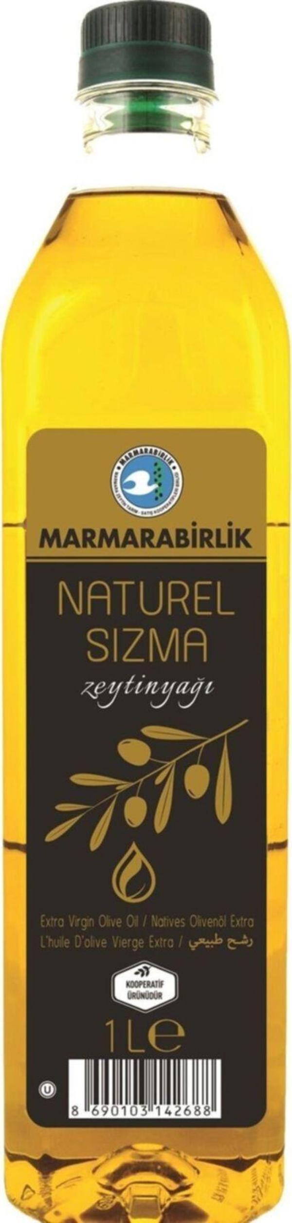 MarmaraBirlik Naturel Sızma Zeytinyağı 1 Lt - Image 1