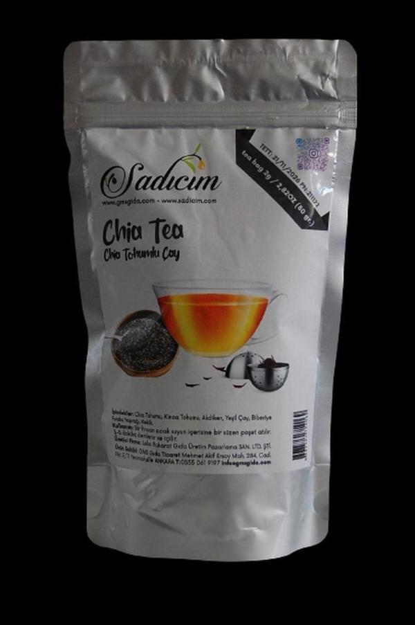 sadıcım Chia Tohumlu Form Çayı 80 Gr Süzen Poşet - Image 1