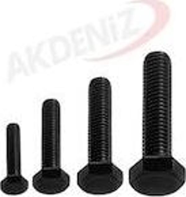 Akdeniz Dın933 M8 65 Mm Siyah Cıvata 40 Adet - Image 1
