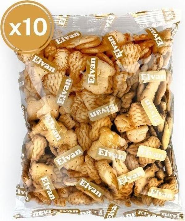 Chipsy Hayvan Figürlü Bisküvi 200 Gr. 10 Adet (1 Kutu) - Image 1