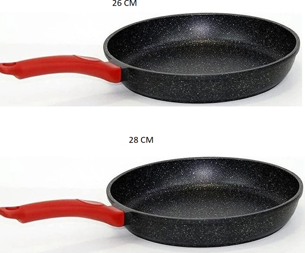 Gülsan Elit 26-28 cm Granit Döküm Tava SETİ - Image 1