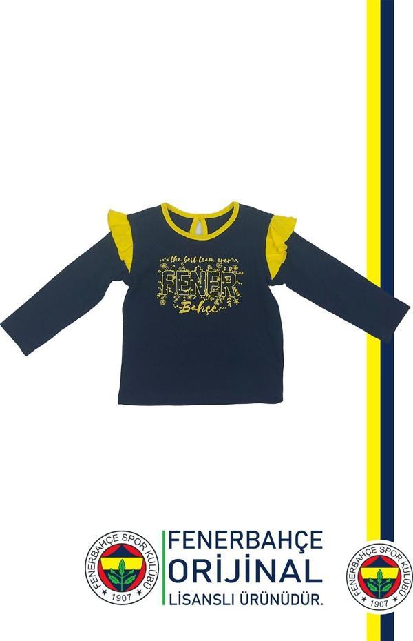 Fenerbahçe Orijinal Lisanslı Uzun Kol Lacivert Bebek Sweat - Image 1