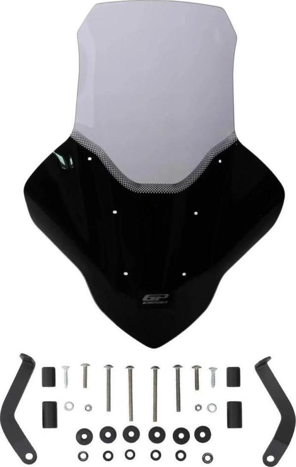 Gp Kompozit Siperlik Tur Camı 74cm Füme Elcikli Yamaha Nmax 125 155 2021-2024 - Image 1