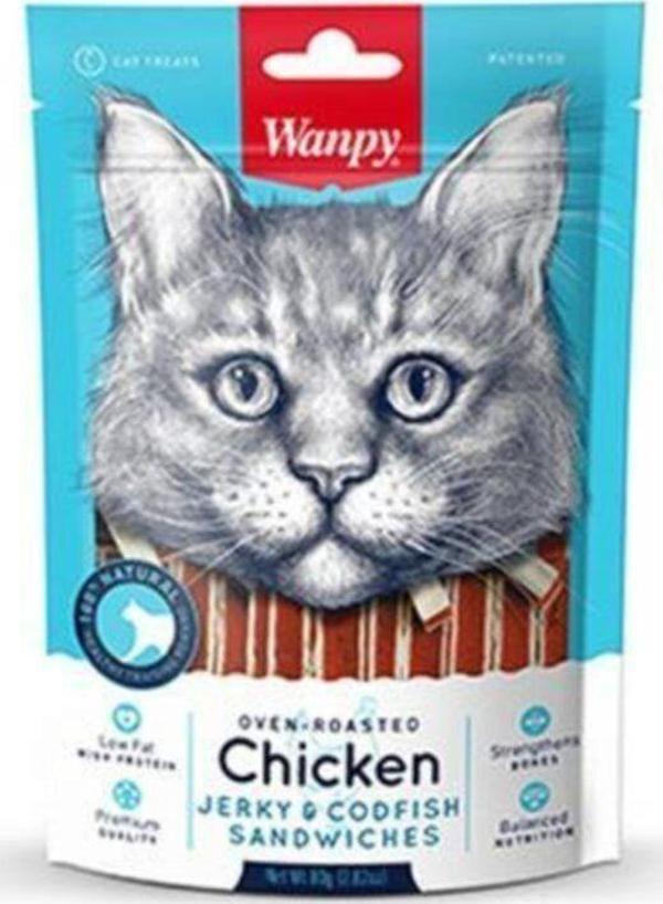 Wanpy Oven Roasted Tavuklu Sandwich Kedi Ödülü 80gr - Image 1