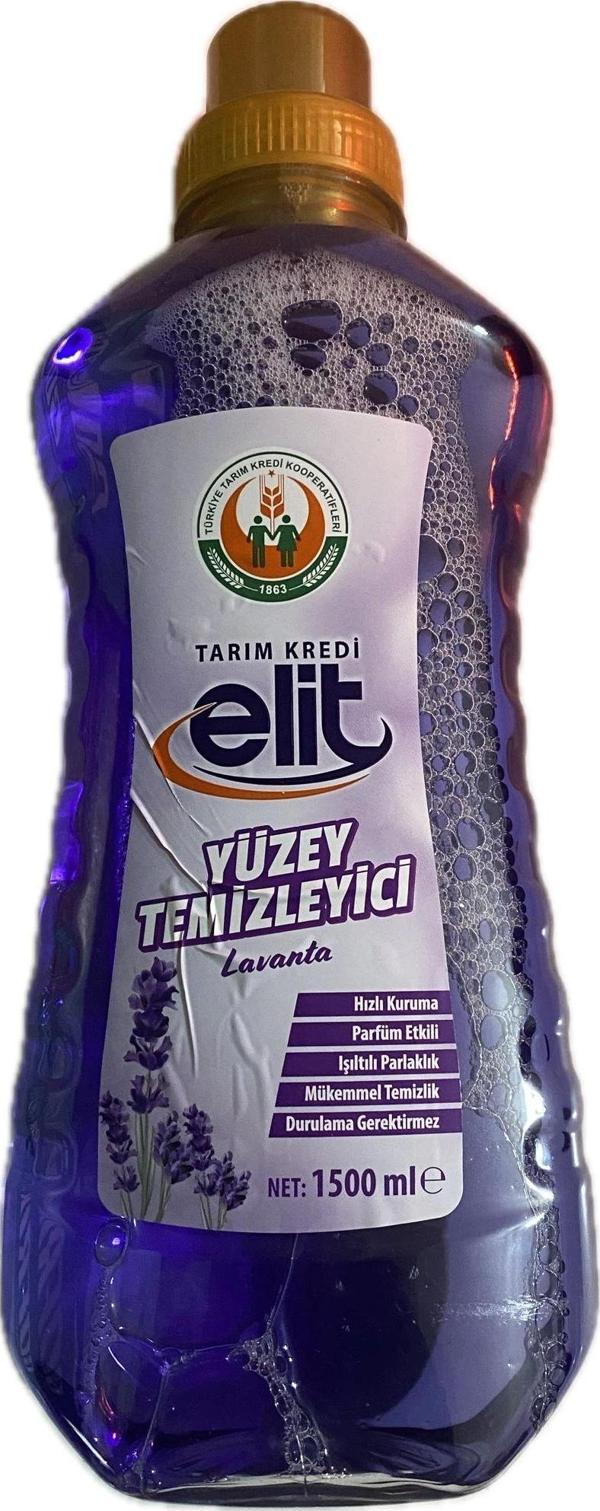 Tarım Kredi ELİT YÜZEY TEMİZLEYİCİ LAVANTA 1500ML - Image 1