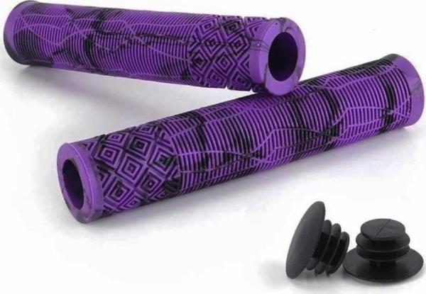Epic 165mm Mor Siyah Renkli Bmx Dirt Jump Bisiklet Elcik - Image 1