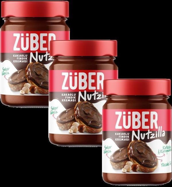 Nutzilla Fındık Kreması Kakaolu 315g X 3 Adet - Image 1
