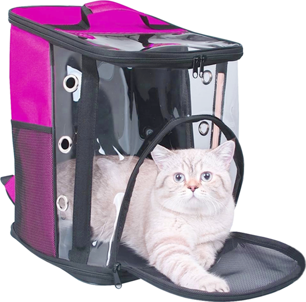 Markapet Galaksi Kedi Taşıma Çantası 30*30*40 cm Pembe - Image 1