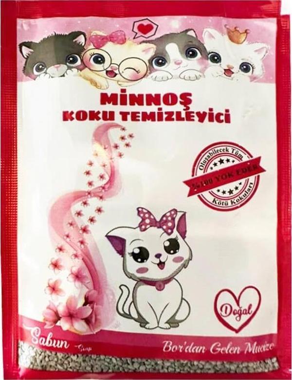 Minnoş Kedi Kumu Koku Temizleyici 25 gr Sabun Kokulu - Image 1