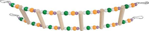 Renkli Boncuklu Ve Tünekli Kuş Merdiveni 7-30 cm - Image 1