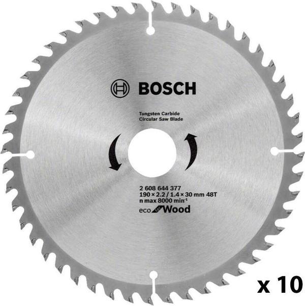 Bosch Eco for Wood Daire Testere Bıçağı 190*30 mm 48DE 10'lu Paket - Image 1