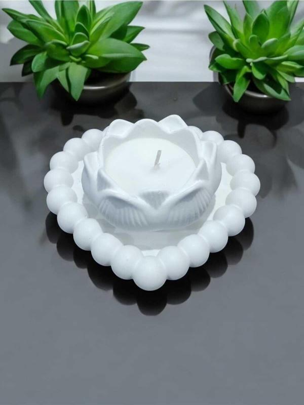 AYD Sunum Tabağı Takılık Süslük Dekoratif  Vazo & Biblo Kokulu Mum&Şamdan  %100 Soya Wax & Taş Tozu - Image 1