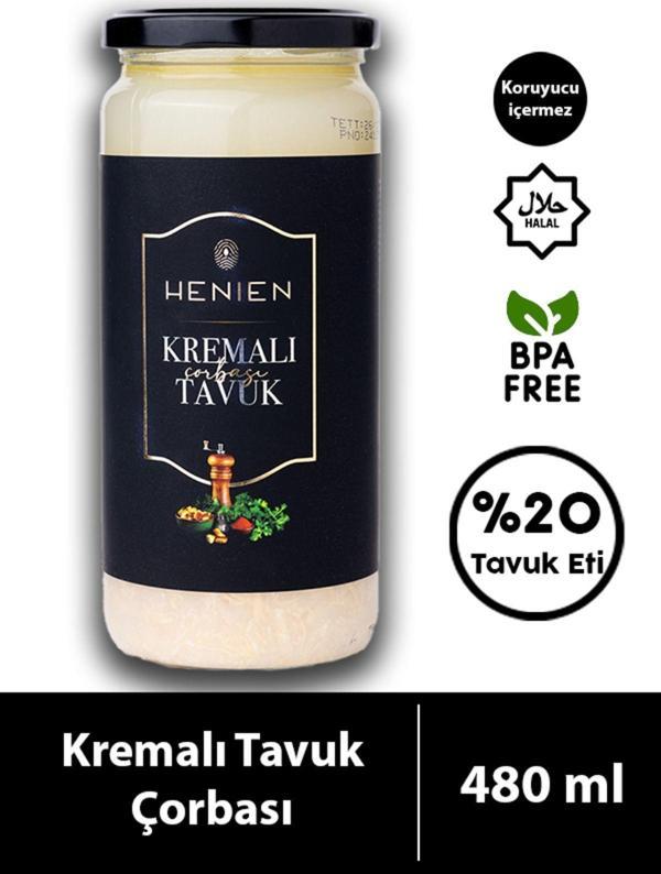 Henıen Hazır Kremalı Tavuk Çorbası 480 Ml - Henıen Gurme Lezzetler Serisi - Image 1