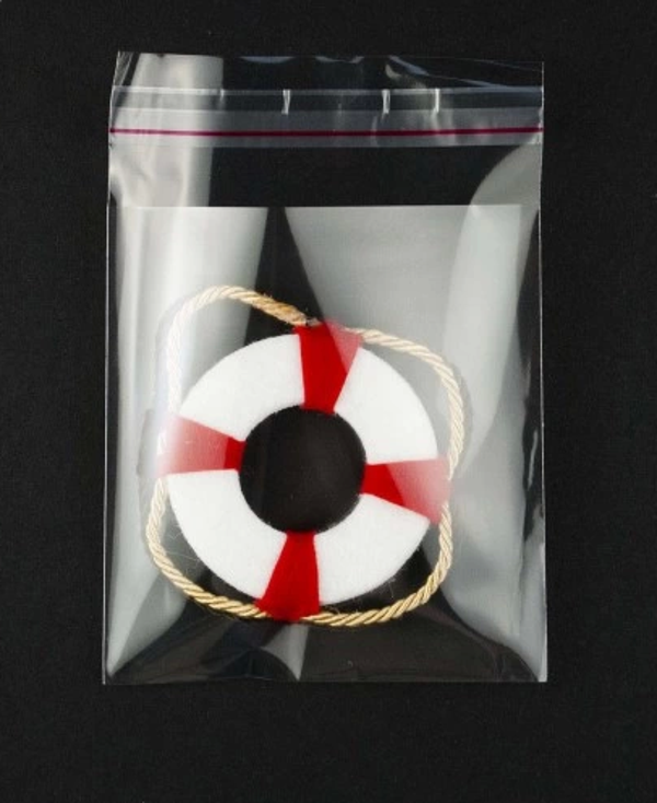 ŞEFFAF BANTLI POŞET (14X35) OPP 1000 adet - Image 1