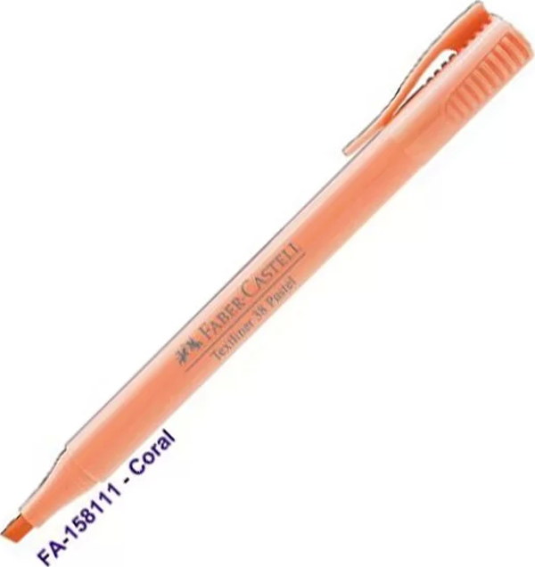 FABER-CASTELL FOSFORLU KALEM 38 PASTEL SOMON (158111) - Image 1