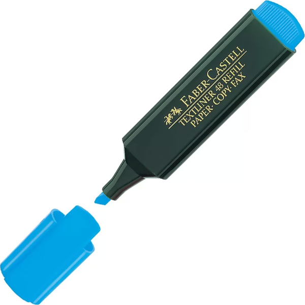 FABER-CASTELL FOSFORLU KALEM MAVİ (154851) - Image 1