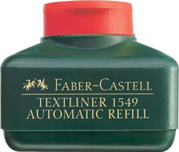 FABER-CASTELL FOSFORLU KALEM MÜREKKEBİ KIRMIZI (154921) - Image 1