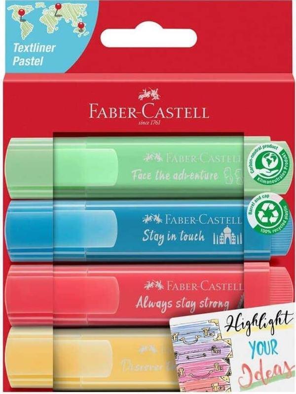 Faber-Castell Fosforlu Kalem Pastel 4'lü - Image 1