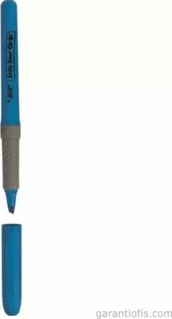 Bic Brite Liner Grip Kalem Tipi Mavi Fosforlu Kalem (5li Paket) - Image 1