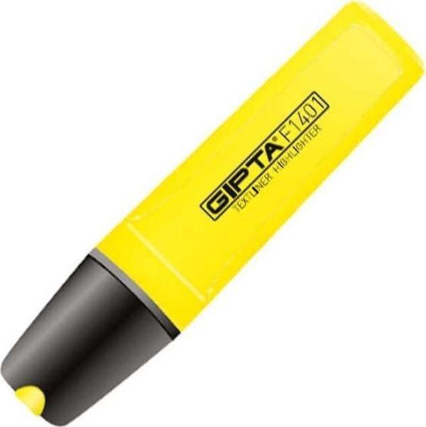 Gıpta Fosforlu Markör 5Mm Kesik Uç Pastel Sarı - Image 1