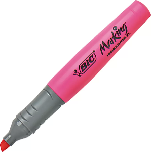 BİC XL FOSFORLU KALEM PEMBE (891397) - Image 1