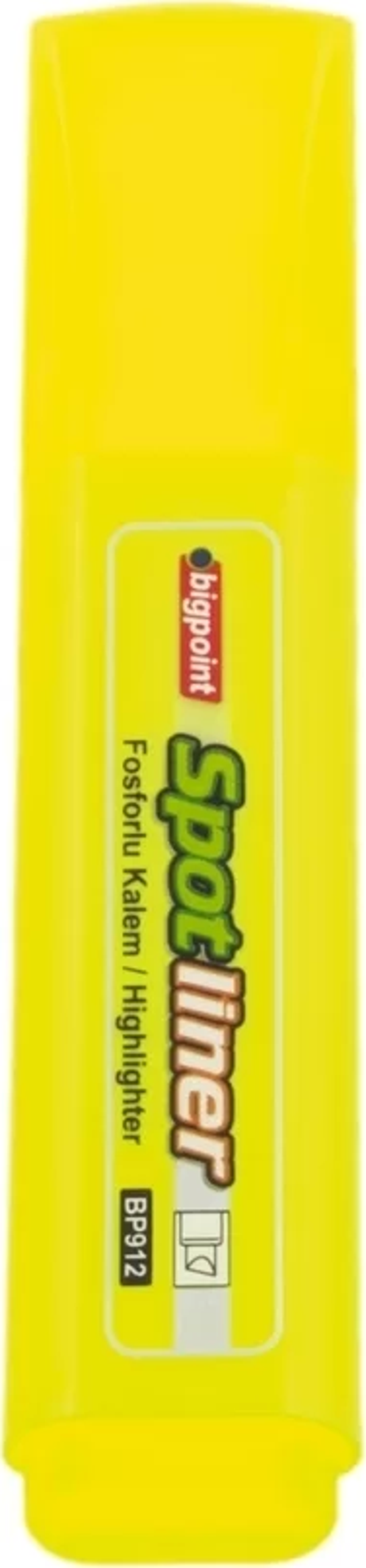 Bigpoint BP912 Fosforlu Kalem Sarı (5 li Paket) - Image 1