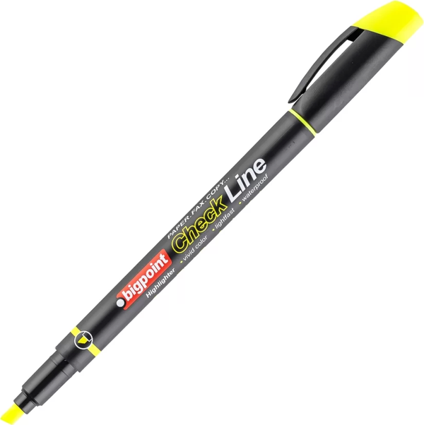 Bigpoint Fosforlu Kalem Cep Tipi Sarı - Image 1