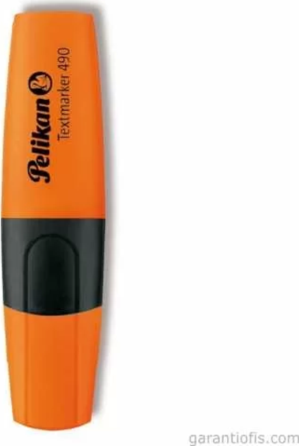Pelikan 490 Turuncu Fosforlu İşaretleme Kalemi (5 li) - Image 1