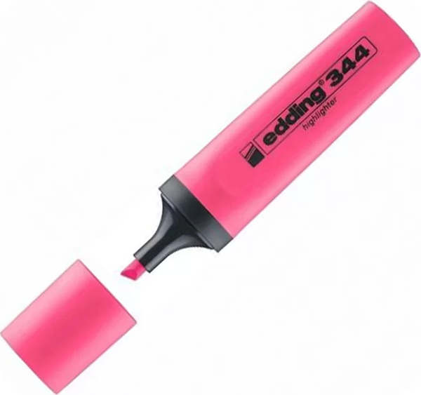 EDDİNG 344 FOSFORLU KALEM PEMBE - Image 1