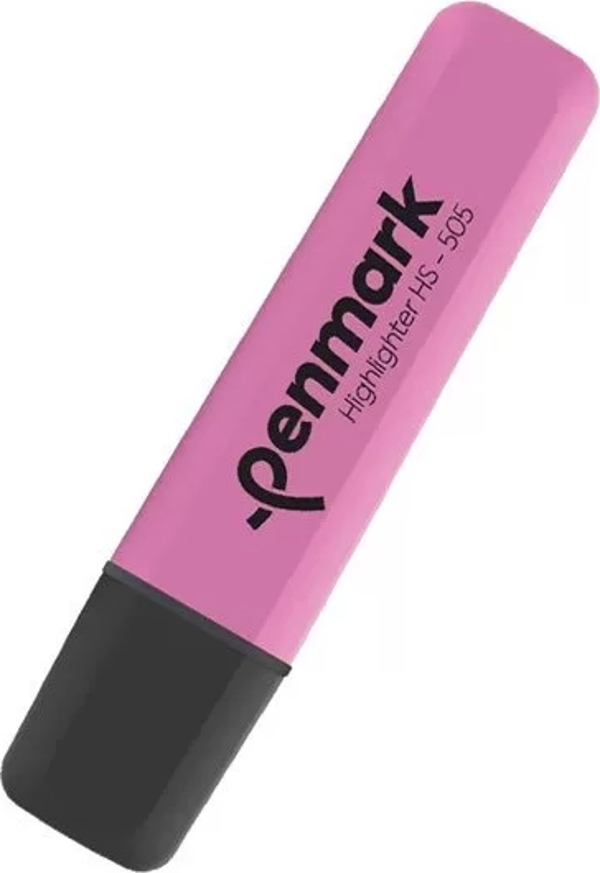 PENMARK HS-505-04 FOSFORLU KALEM NEON PEMBE - Image 1