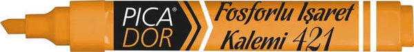 Picador 421 Fosforlu Kalem Turuncu - Image 1