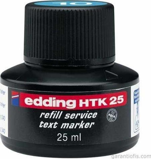 Edding HTK 25 Mavi Fosforlu Kalem Yedek Mürekkebi - Image 1