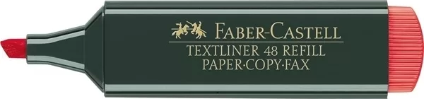 Faber Castell Kırmızı Fosforlu Kalem (5 li Avantajlı Paket) - Image 1