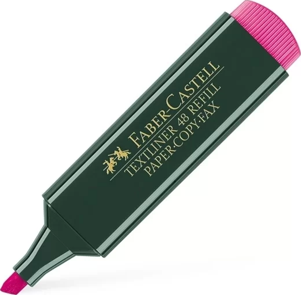 Faber Castell Pembe Fosforlu Kalem (5 li Avantajlı Paket) - Image 1