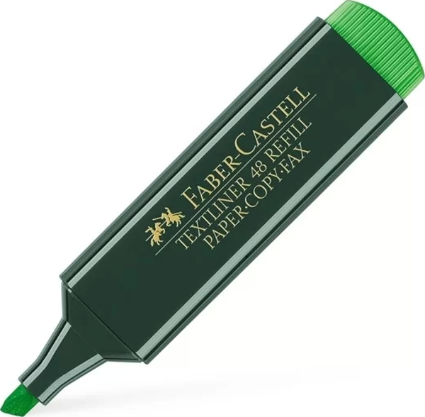 Faber Castell Yeşil Fosforlu Kalem (5 li Avantajlı Paket) - Image 1